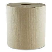 Boardwalk® Hard Wound Towel, 1 Ply, 8" x 700 ft, Kraft, 6/Carton