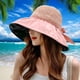 thumbnail image 5 of Sombreros de malla para el sol para mujer, ligeros, plegables, para playa, con ala ancha, sombrero de pescador, 5 of 5