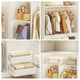 thumbnail image 2 of iSunirm 9FT Closet System 3-Piece Set, Large Walk-in Closet Organizer System with 9 Drawers, Hanging Rods and Shelves for Closet Storage, White, 2 of 5