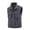 Gray, variant on Miqool Mens Reversible Fleece Vest Stand Collar Zip Up Sleeveless Tactical Outdoor Cargo Vest with Pockets M‑5XL
