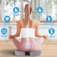 thumbnail image 4 of Seat Cushion - Memory Foam Cushion for Office Chair, Car Seat, Airplane, Bleacher - Sciatica & Hip & Coccyx Pain Relief Desk Chair Cushion for Long Sitting Office Workers, Car Drivers, 4 of 6