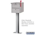 thumbnail image 2 of Maletín con pedestal Salsbury Industries 4365, color plateado y negro, 2 of 3