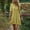 c01Yellow, variant on Linen Mini Dress for Women Fashion Summer Short Sleeve Collar Loose Button V Neck Casual Tiered Beach Dresses Black S