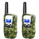 thumbnail image 1 of Walkie Talkies para niños, 22 canales, linterna, juguete para acampar al aire libre, paquete de 2,Green, 1 of 7