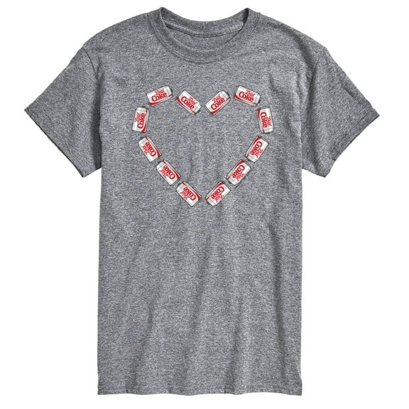 Diet Coke - Can Heart - Men's Short Sleeve Graphic T-Shirt