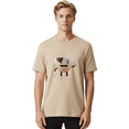 thumbnail image 2 of Coffee-Cup-Character-2 Mens Graphic Tee, 100% Cotton, Casual Summer Wear, 2 of 2