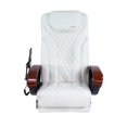 thumbnail image 3 of Shiatsulogic Pedicure Chair Cushion Cover Set (White), Vibration Massage Chair Cover 16 EXR, Nail Salon Pedicure Equipment and Furniture, 3 of 5