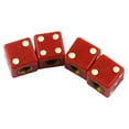 thumbnail image 1 of Bouchons de Tige de Pneu en Alliage d'Aluminium pour Moto de Voiture Noir, Pack de 4 Rouges, 1 of 8