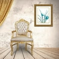 thumbnail image 3 of Koetsier, Albert 19x24 Gold Ornate Wood Framed with Double Matting Museum Art Print Titled - Aqua Dedrodium Orchid, 3 of 4