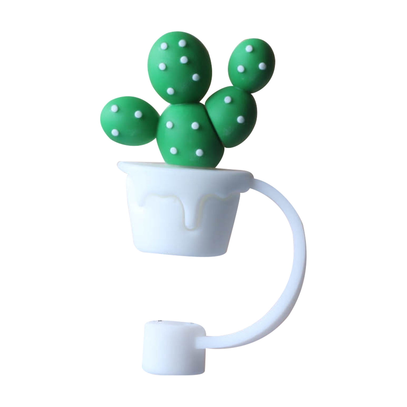 Beyonday 7pcs Silicone Cactus Shape Straw Cover Cap Kit, Reusable Drinking  Dust Plugs Set Spill Proof Straw Tips Cover Cartoon Cactus Cup Stopper Cup