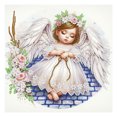 thumbnail image 1 of Kit Con Forma Especial Parcial Ángel 5D DIY 30x30cm, 1 of 9