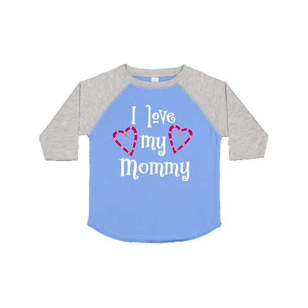 INKtastic - I Love my Mommy- hearts Toddler T-Shirt - Walmart.com ...