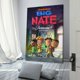 thumbnail image 3 of La Gran Aventura de Nate Cuadro decorativo colgante - Arte de pared - Póster enmarcado - Decoración de pared - Regalos para familia, amigos y aficionados 40*60 cm, 3 of 6