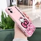 thumbnail image 1 of Sanrio-funda de teléfono de Hello Kitty para iPhone, carcasa bonita de silicona para modelos 14, 13, 12, 11 Pro Max, Mini, X, XR, XS MAX, SE20, 8, 7 Plus, 6, 6S Plus Fivean unisex, 1 of 2