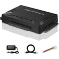 thumbnail image 2 of USB 3.0 a IDE SATA EYOOLD Adaptador de Disco Duro Convertidor Externo 2.5 3.5 HDD SSD DVD 12V 2A Soporte 6TB, 2 of 3