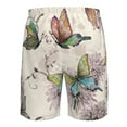thumbnail image 6 of Disketp Men'S Swim Trunks Hawaiian Breathable Surf Beach Swimsuits Mesh Lining Beach Shorts With Pockets-Flying Butterflies, 6 of 9