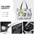 thumbnail image 3 of Disketp Daisies Flowers Bolsa de Playa de Gran Capacidad, Bolso Impermeable y a Prueba de Arena para Mujer, Ideal para Playa, Piscina y Natación, 3 of 7
