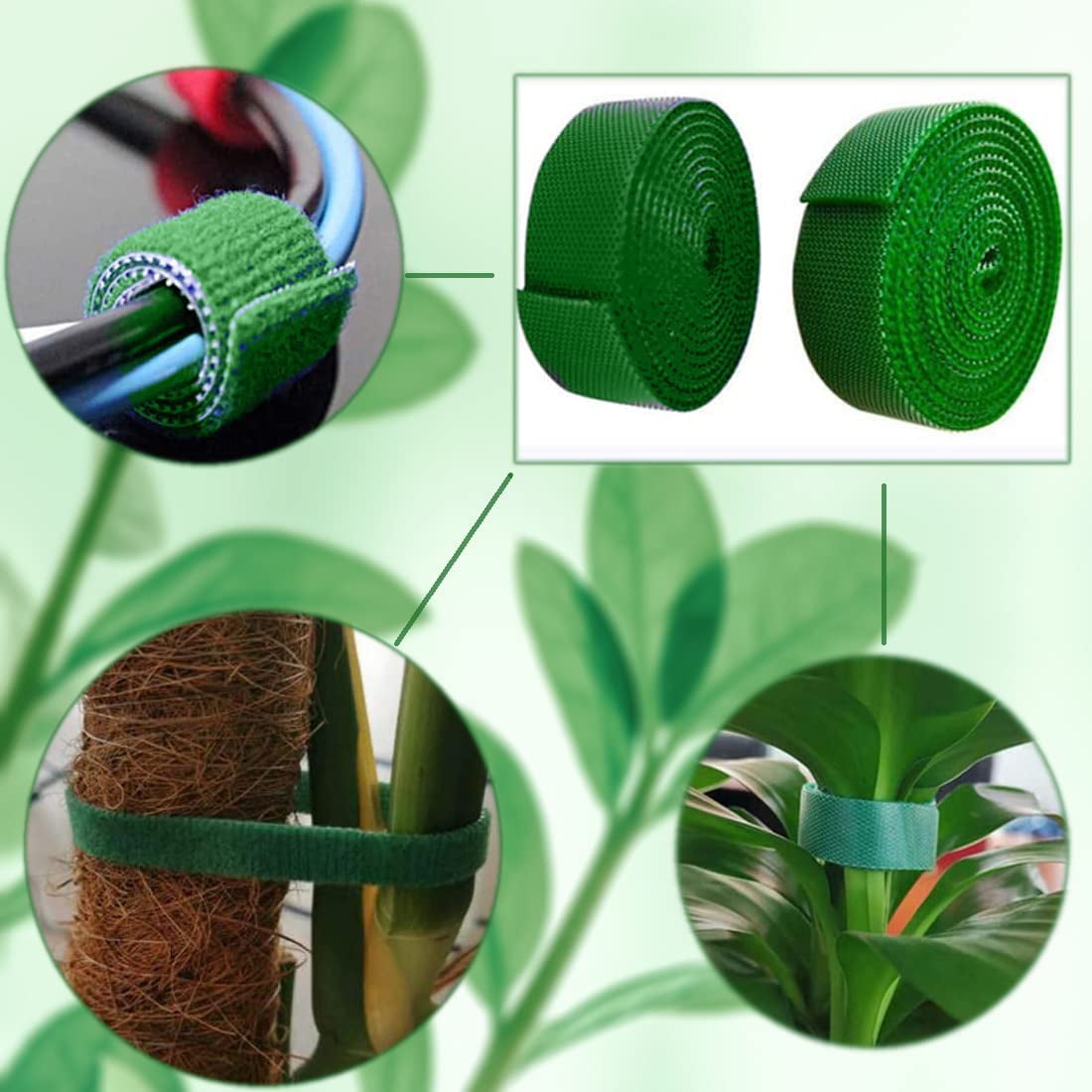 Plant Ties - With Velcro Closure - Resealable - Perforated to Tear