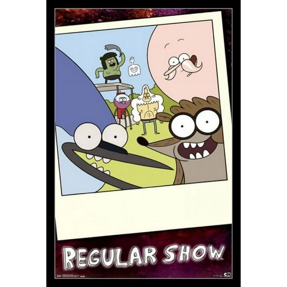 Regular Show - Snapshot Laminated & Framed Poster Print (24 x 36)