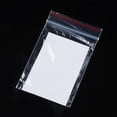 thumbnail image 2 of 200pc Plastic Zip Lock Bags Resealable Packaging Bags Top Seal Rectangle Clear 9x6cm Unilateral Thickness: 1.2 Mil(0.03mm), 2 of 2