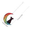 thumbnail image 2 of WASHWEPE Window Sun Catchers Suncatcher Acrylic Moon-shaped Light Capturing 1 Set, 2 of 8