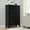 Black, variant on Tzou Dresser for Bedroom with 5 Drawers, Wood Tall Dresser Drawers for Hallway, Living Room(Black)