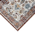 thumbnail image 2 of Luxee Designs Alexandria Floral Area Rug 8x10, Low Pile Area Rugs for Living Room, Kitchen, Bedroom - Brown, 2 of 4