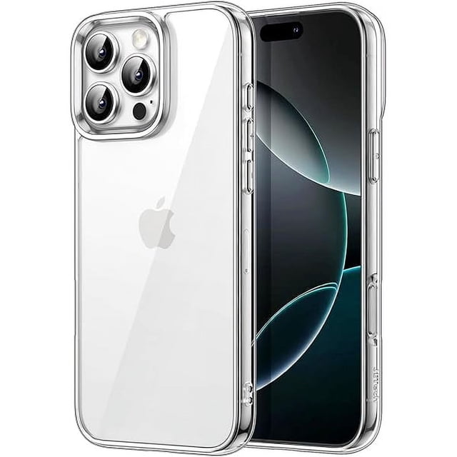 Chenchen Case for iPhone 16 Pro Max 6.9-Inch, Non-Yellowing Shockproof Phone Bumper Cover, Anti-Scratch Clear Back (Clear)