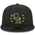 thumbnail image 2 of Men's New Era  Black Colorado Rockies 2024 Armed Forces Day On-Field 59FIFTY Fitted Hat, 2 of 6