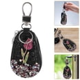 thumbnail image 1 of Hytrove Estuche Para Mando A Distancia De Con De Rosa Y Rhinestones En Elegante Negro PU, 1 of 7