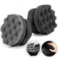thumbnail image 5 of Car Waxing Sponge Tire Waxing Sponge Hand-held Convenient High Density Wavy Leather Waxing Sponge, 5 of 5