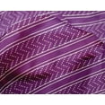 thumbnail image 4 of oneOone Tissu en Soie Tabby Imprimé Bloc Chevron 42 Pouces de Large, 4 of 4