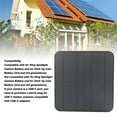 thumbnail image 4 of Panel Solar para cámara, Cargador de Cámara de Panel Solar de 6 V 12 W Con Resistencia Al Agua IP65, Panel Solar Montado en la Para Cámara de Foco, 4 of 7