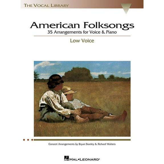 American Folksongs: The Vocal Library Low Voice (Paperback)