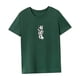 thumbnail image 4 of Camiseta de verano para mujer, trajes clásicos, camiseta básica informal para oficina, trabajo, compras Verde, 4 of 7
