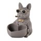 thumbnail image 5 of Figura de bulldog francés, cuenco para guardar llaves, escultura de resina, plato ligero para dulces Marrón, 5 of 9