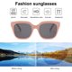 thumbnail image 4 of Gafas de sol tipo caja de tendencia a la moda, gafas de sol personalizadas para tiro callejero, hechas de PC y CA, 4 of 5