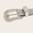 thumbnail image 4 of Rhinestone Belt Women's Ins Style Wide Belt Decoration European And American Fashion Personality Sequin Jeans With All-match Design Sense, 4 of 4