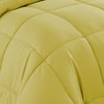 thumbnail image 3 of Supreme 7 Piece Bed-In-A-Bag All Season Solid Comforter & Sheet Set, Full, Yellow, 3 of 5