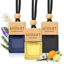Aeshory Car Air Freshener Hanging - 3-Pack Long Lasting Up to 60 Days, Premium Hotel Series Scented Oil Diffuser for Car Vent, Rearview Mirror