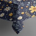 thumbnail image 3 of Pioneer Flower Floral Print Pattern Rectangle Tablecloth 60"x84", Waterproof Polyester Table Cloth, Wipeable Spillproof for Dining Camping Indoor Outdoor, 3 of 5