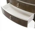 thumbnail image 5 of Michael Amini Villa Cherie Wood Highboy Chest in Hazelnut Brown, 5 of 10
