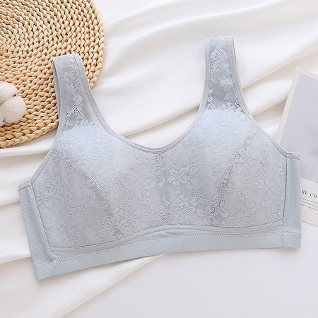 Lisbinx Bras for Women Full Coverage Women s Thin Breathable Hole Pullover Without Steel Ring Comfortable Large Chest Bra Without Buckle Deals of the Day