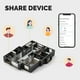 thumbnail image 3 of MOES WiFi Smart Knob Termostato Bloqueo infantil para oficina sala de estar (GB) Negro, 3 of 9