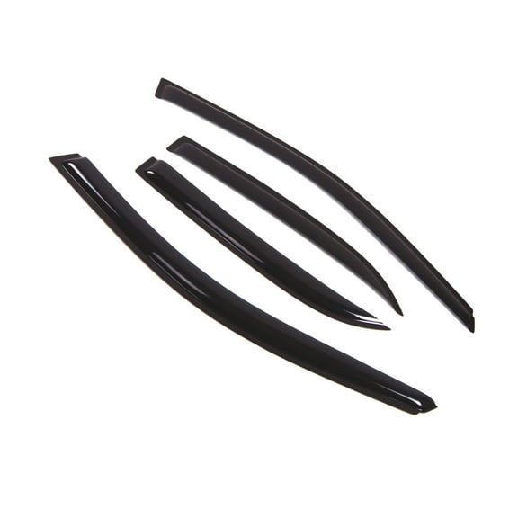 TuningPros Outside Mount Window Visor Deflector Smoke Tinted 4 Pcs Set For 2001-2006 Mitsubishi Lancer