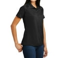 thumbnail image 4 of Mafoose Womens Dri-Mesh Pro Polo Black X-Small, 4 of 5