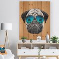 thumbnail image 3 of Design Art - Funny Dog with Blue Glasses, 3 of 5