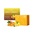 thumbnail image 2 of Fiudx Jabón de Limón, Barra Limpiadora Natural Limón y Cúrcuma, Jabón Fresco Antioxidantes, Fórmula Suave Ingredientes Calmante, Cuidad Facial y Corporal de Uso Diario, Aptoparatodo Tipo de Pieel, Ar, 2 of 7