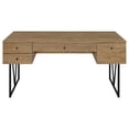 thumbnail image 5 of Coaster Analiese 63-inch 4-drawer Engineered Wood Writing Desk in Brown, 5 of 11