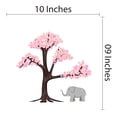 thumbnail image 4 of Cherry Blossom Tree Vinyl wall Decal -Floral -Home Decor Art Sticker- Cost Effective alternative to painting - Wall Mural to Transform a Room with a New Look -Size 10" x 9"., 4 of 4